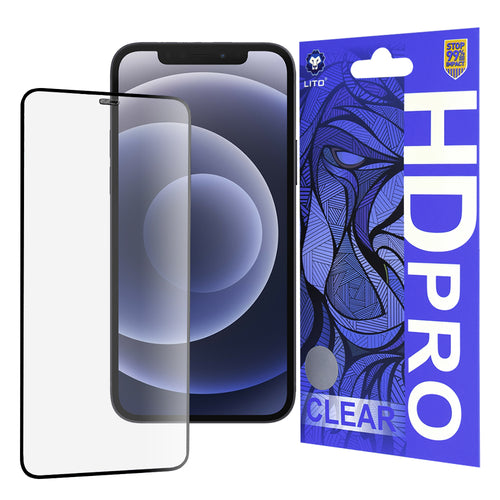 Folie de protectie pentru iPhone 12, Lito HD Pro Clear