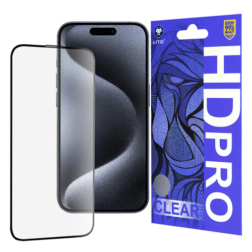 Folie de protectie pentru iPhone 15 Pro, Lito HD Pro Clear