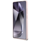 Husa pentru Samsung Galaxy S25 Ultra, Karl Lagerfeld Silicone Double Heads MagSafe (KLHMS25LSKCHTCP), roz