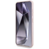 Husa pentru Samsung Galaxy S25, Karl Lagerfeld Silicone Double Heads MagSafe (KLHMS25SSKCHTCP), roz
