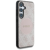 Husa pentru Samsung Galaxy S25 Plus, Guess 4G Circle Classic Logo MagSafe (GUHMS25MP4PGRSGP), roz
