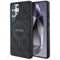 Husa pentru Samsung Galaxy S25 Ultra, Guess 4G Ring Classic Logo MagSafe (GUHMS25LG4GFRK), negru