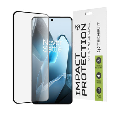 Folie de protectie pentru OnePlus 13, Techsuit 111D Full Cover / Full Glue Glass / 3D Curved Screen