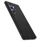 Husa pentru Samsung Galaxy S25 Ultra, Spigen Liquid Air (ACS08953), negru