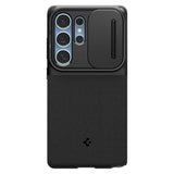 Husa pentru Samsung Galaxy S25 Ultra, Spigen Optik Armor (ACS08969), negru