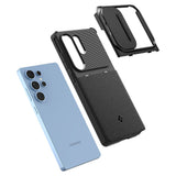 Husa pentru Samsung Galaxy S25 Ultra, Spigen Optik Armor (ACS08969), negru