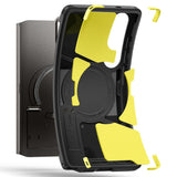Husa pentru Samsung Galaxy S25 Ultra, Spigen Tough Armor MagSafe (ACS08965), cenusiu