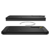 Husa pentru Samsung Galaxy S25, Spigen Tough Armor MagSafe (ACS09008), negru
