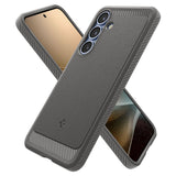 Husa pentru Samsung Galaxy S25, Spigen Rugged Armor MagSafe (ACS08999), gri
