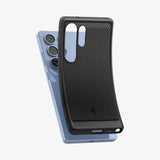 Husa pentru Samsung Galaxy S25 Ultra, Spigen Rugged Armor MagSafe (ACS08951), negru