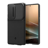 Husa pentru Samsung Galaxy S25 Ultra, Spigen Optik Armor (ACS08969), negru
