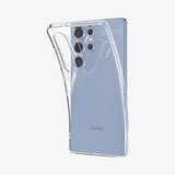 Husa pentru Samsung Galaxy S25 Ultra, Spigen Liquid Crystal (ACS08948), transparenta