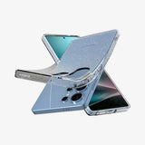Husa pentru Samsung Galaxy S25 Ultra, Spigen Liquid Crystal Glitter (ACS08950), transparenta