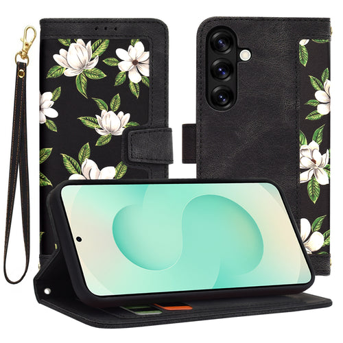 Husa pentru Samsung Galaxy S25 Plus, Techsuit FlipCraft, negru