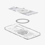 Husa pentru Samsung Galaxy S25, Spigen Ultra Hybrid Zero One MagSafe (ACS09004), alb