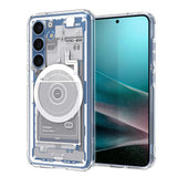 Husa pentru Samsung Galaxy S25, Spigen Ultra Hybrid Zero One MagSafe (ACS09004), alb