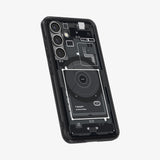 Husa pentru Samsung Galaxy S25, Spigen Ultra Hybrid Zero One MagSafe (ACS09003), negru