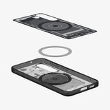Husa pentru Samsung Galaxy S25, Spigen Ultra Hybrid Zero One MagSafe (ACS09003), negru