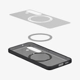 Husa pentru Samsung Galaxy S25, Spigen Ultra Hybrid MagSafe (ACS09005), cenusiu