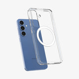 Husa pentru Samsung Galaxy S25 Plus, Spigen Ultra Hybrid MagSafe (ACS08981), transparenta