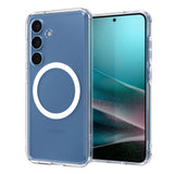 Husa pentru Samsung Galaxy S25 Plus, Spigen Ultra Hybrid MagSafe (ACS08981), transparenta