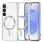 Husa pentru Samsung Galaxy S25, Techsuit Lux Crystal MagSafe, argintiu
