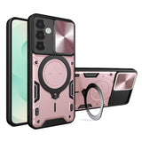 Husa pentru Samsung Galaxy S25 Plus, Techsuit CamGuard Pro, roz auriu