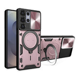 Husa pentru Samsung Galaxy S25 Ultra, Techsuit CamGuard Pro, roz auriu
