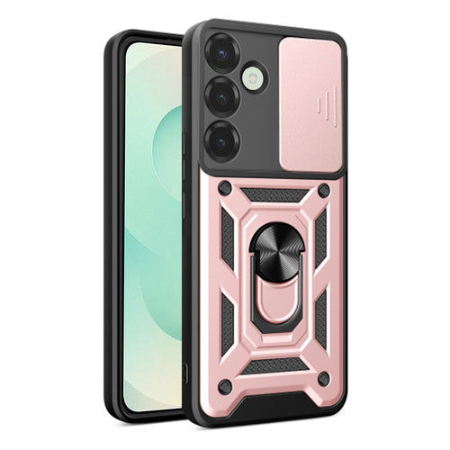 Husa pentru Samsung Galaxy S25 Plus, Techsuit CamShield Series, roz