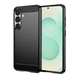 Husa pentru Samsung Galaxy S25 Plus, Techsuit Carbon Silicone, albastru