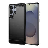 Husa pentru Samsung Galaxy S25 Ultra, Techsuit Carbon Silicone, albastru