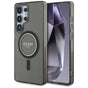 Husa pentru Samsung Galaxy S25 Ultra, Guess IML Glitter Circle MagSafe (GUHMS25LHFGEREK), negru