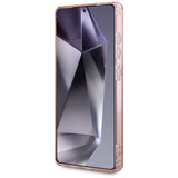 Husa pentru Samsung Galaxy S25 Ultra, Guess IML Rhinestones MagSafe (GUHMS25LPFTDTEP), roz