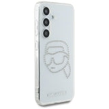 Husa pentru Samsung Galaxy S25, Karl Lagerfeld IML Rhinestones (KLHCS25SHKHDCELT), transparenta