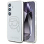 Husa pentru Samsung Galaxy S25, Karl Lagerfeld IML Rhinestones (KLHCS25SHKHDCELT), transparenta