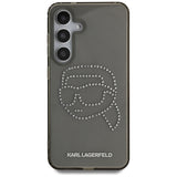 Husa pentru Samsung Galaxy S25, Karl Lagerfeld IML Rhinestones (KLHCS25SHKHDCELK), negru