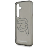 Husa pentru Samsung Galaxy S25, Karl Lagerfeld IML Rhinestones (KLHCS25SHKHDCELK), negru