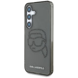 Husa pentru Samsung Galaxy S25, Karl Lagerfeld IML Rhinestones (KLHCS25SHKHDCELK), negru