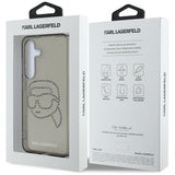 Husa pentru Samsung Galaxy S25, Karl Lagerfeld IML Rhinestones (KLHCS25SHKHDCELK), negru