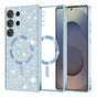 Husa pentru Samsung Galaxy S25 Ultra, Techsuit Lux Glitter MagSafe, bleu