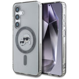 Husa pentru Samsung Galaxy S25, Karl Lagerfeld IML MagSafe (KLHMS25SHLSKCK), negru