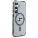 Husa pentru Samsung Galaxy S25, Karl Lagerfeld IML MagSafe (KLHMS25SHLSKCK), negru