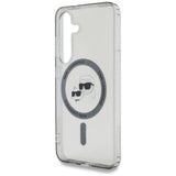 Husa pentru Samsung Galaxy S25, Karl Lagerfeld IML MagSafe (KLHMS25SHLSKCK), negru