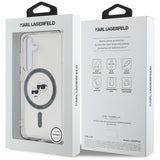 Husa pentru Samsung Galaxy S25, Karl Lagerfeld IML MagSafe (KLHMS25SHLSKCK), negru
