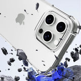 Husa pentru iPhone 16 Pro, Techsuit Shockproof Clear Silicone [Big Lens Hole], transparenta