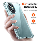 Husa pentru Honor 200, Techsuit Shockproof Clear Silicone, transparenta