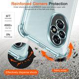 Husa pentru Honor 200, Techsuit Shockproof Clear Silicone, transparenta