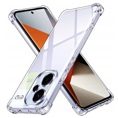 Husa pentru Xiaomi Redmi Note 13 Pro+ 5G, Techsuit Shockproof Clear Silicone, transparenta