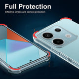 Husa pentru Xiaomi Redmi Note 13 Pro 5G, Techsuit Shockproof Clear Silicone, transparenta