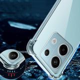 Husa pentru Xiaomi Redmi Note 13 Pro 5G, Techsuit Shockproof Clear Silicone, transparenta